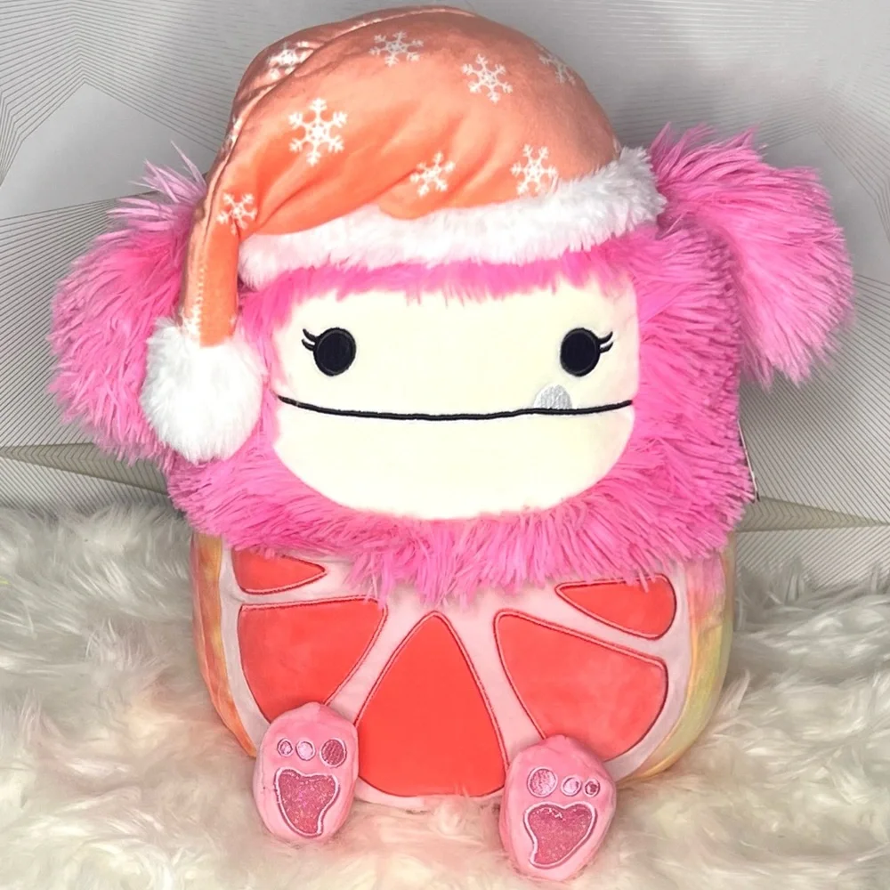 •SOLD• Custom Caparinne x Kaldette the Bigfoot Pink Grapefruit w/Hat 12” NWT - Picture 1 of 3